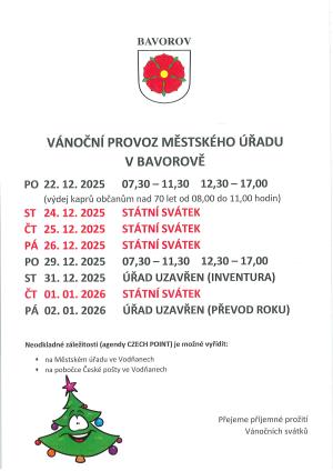 Otevírací doba MěÚ