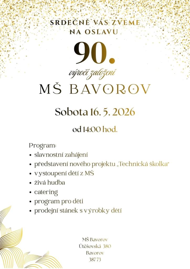 90.výročí MŠ Bavorov